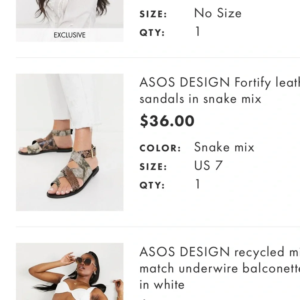 ASOS sandals - Picture 2 of 4